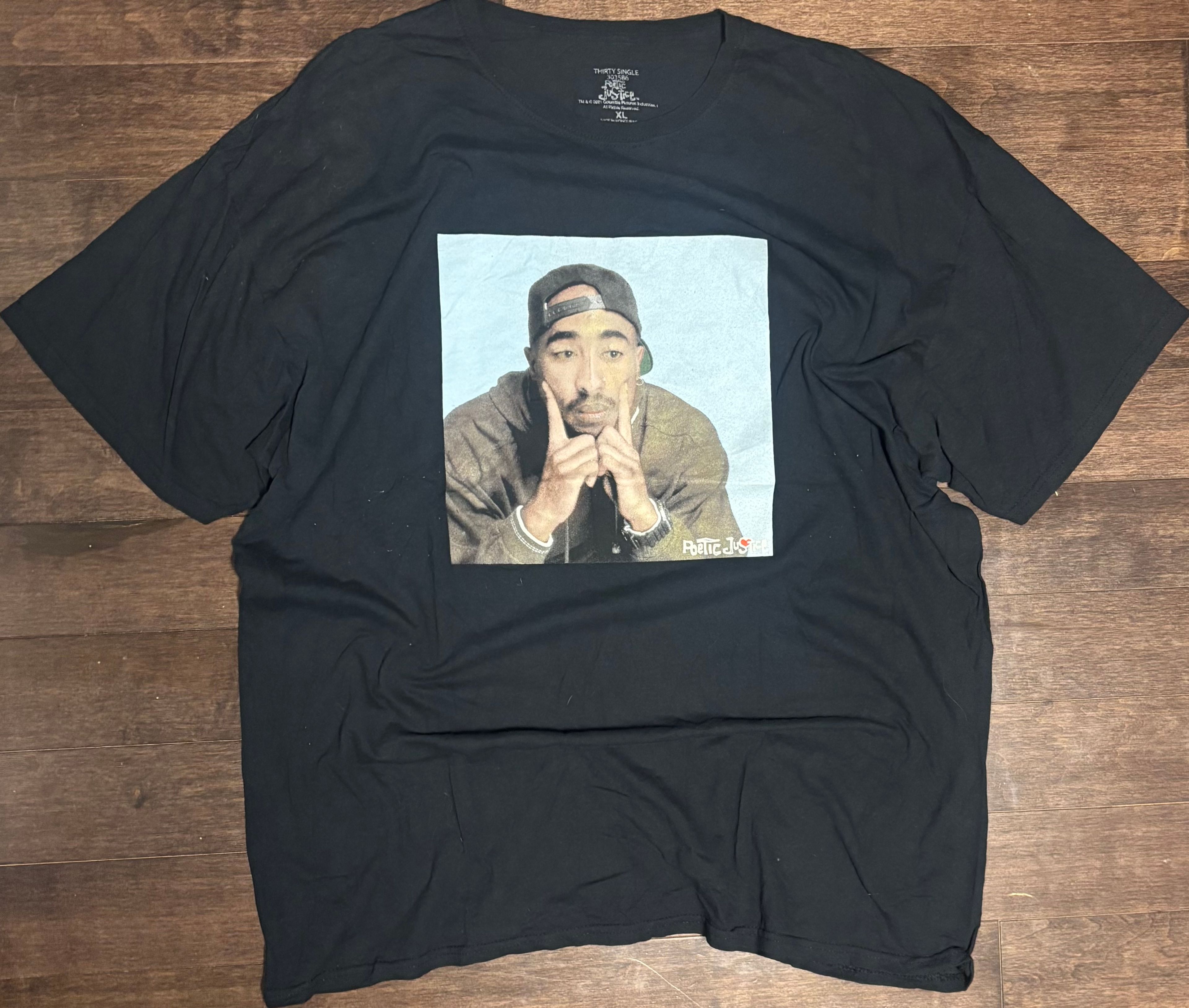 Tupac Shakur Poetic Justice Graphic T-Shirt