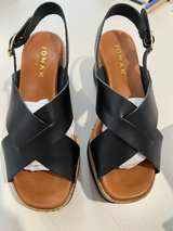 JONAK PARIS LEATHER PLATFORM SANDAL SIZE EUR 38 RRP $170 - Image 2