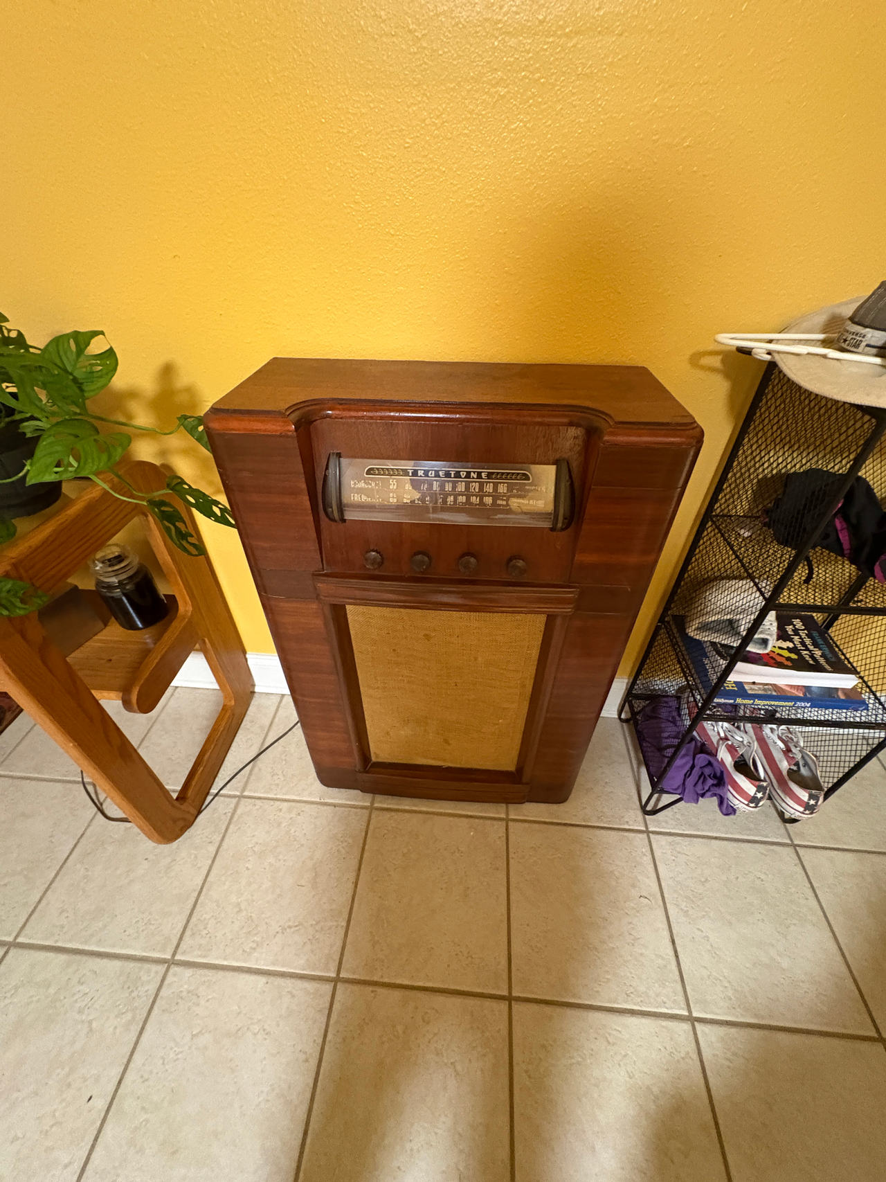vintage floor radio