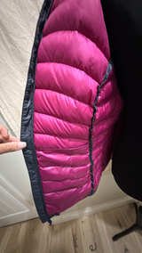 Prana Esla Hooded Down Puffer Jacket Grey - Image 5