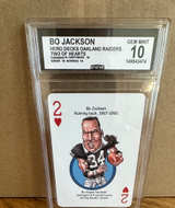 Hero Decks Bo Jackson Oakland Raiders Two of Hearts CCG 10 - Image 1