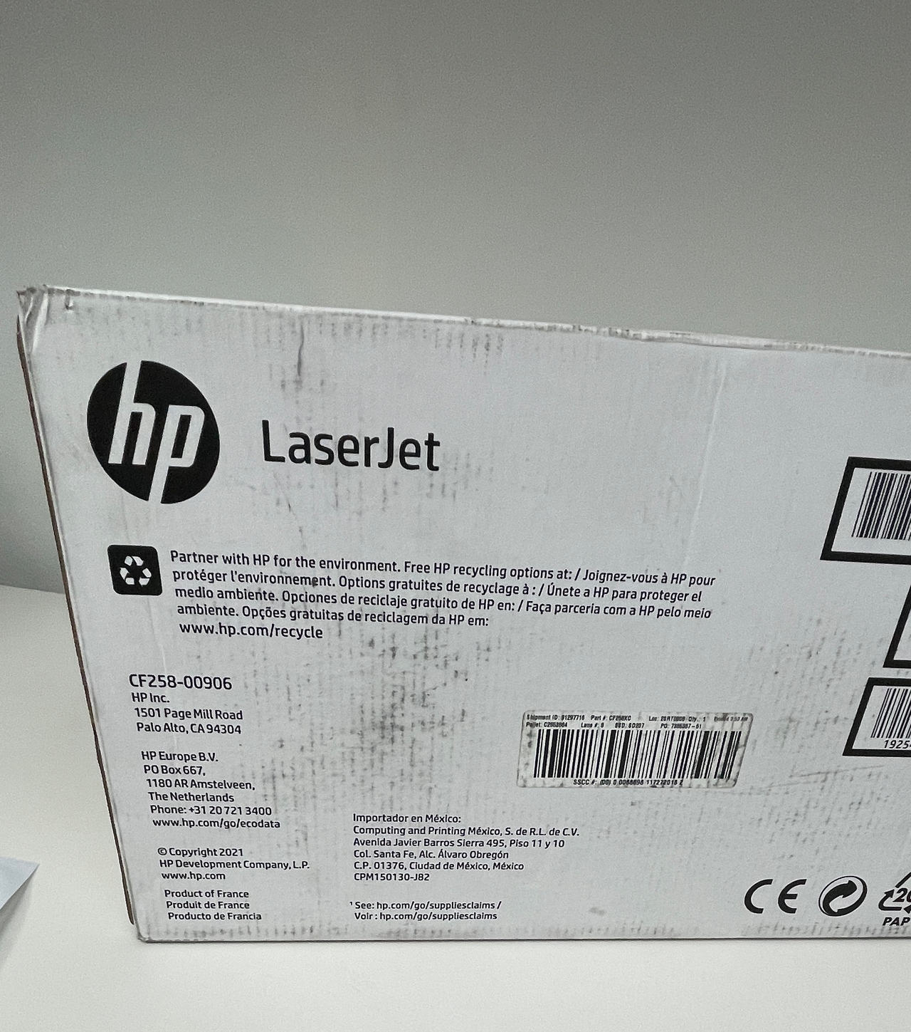 HP 58A Black Original LaserJet Toner Cartridge (CF258A)