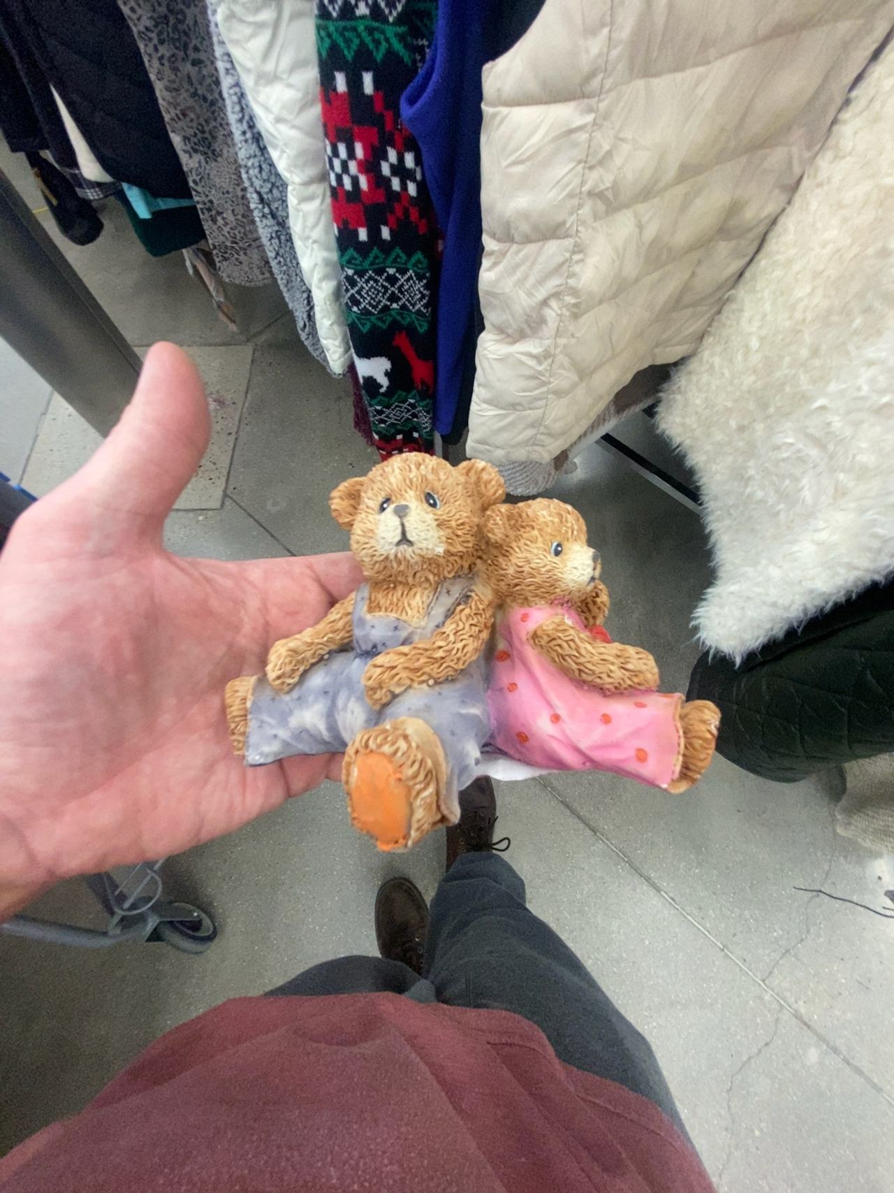Enesco Cherished Teddies Nathaniel & Nellie Figurine