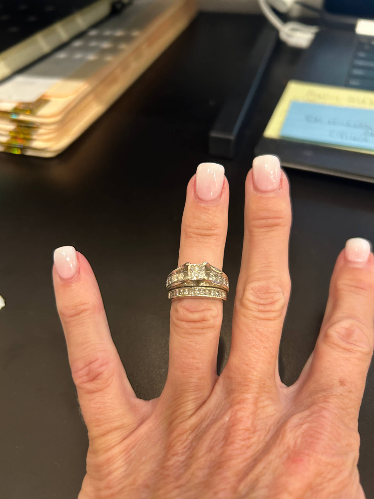 Diamond Wedding Ring Set