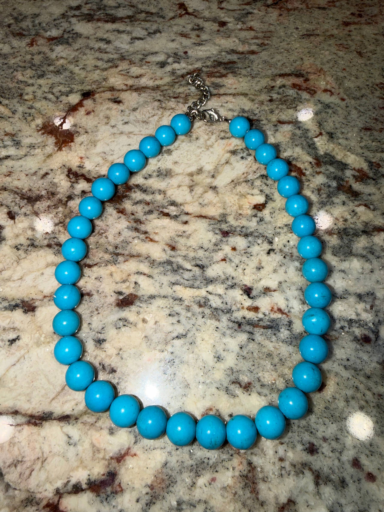 Lucky Brand Turquoise Bead Necklace