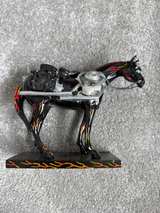 Trail of Painted Ponies Motorcycle Mustang Figurine - Image 2