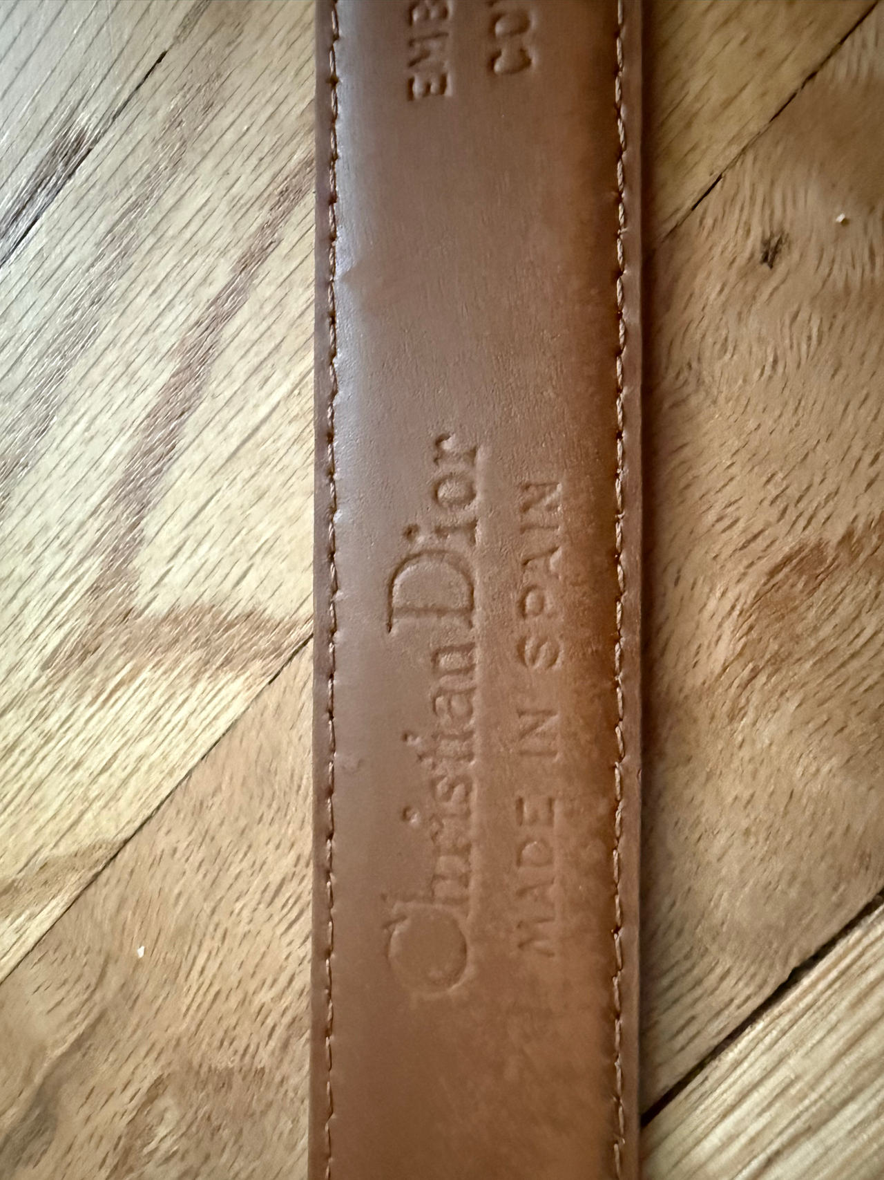 Christian Dior Leather Belt
