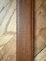 Christian Dior Leather Belt - Image 1