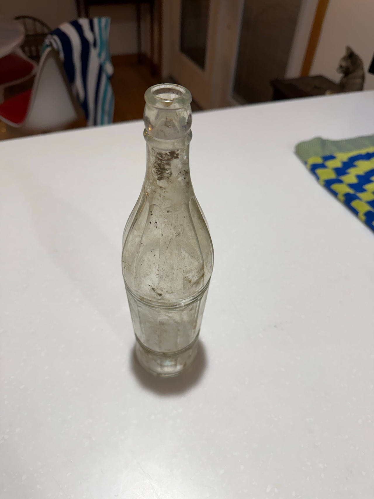 Vintage Clear Glass Coca-Cola Bottle