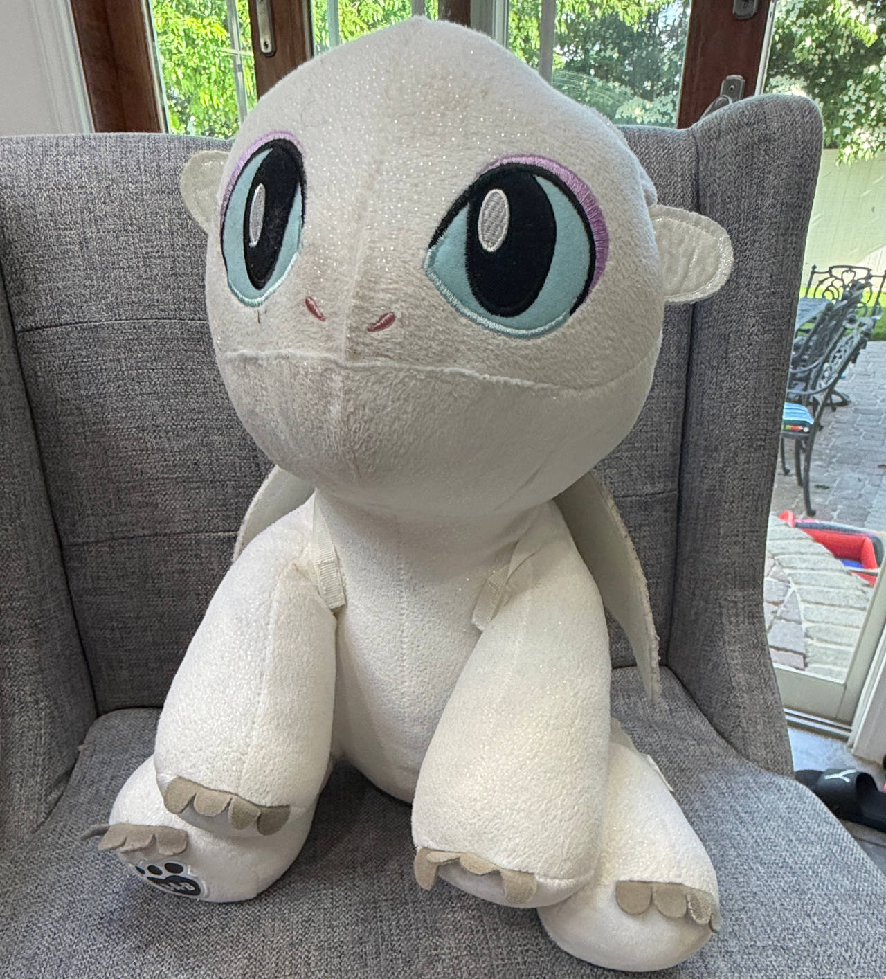 Build-A-Bear Light Fury Plush Plush Doll Stuffed Animal