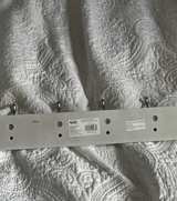 Style Selections 18-in White/Satin Nickel Hook Rail - Image 1