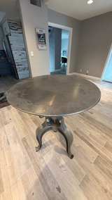 Restoration Hardware Industrial Crank Side Table - Image 2