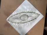 Vintage Scalloped Glass Oval Bowl - Image 6