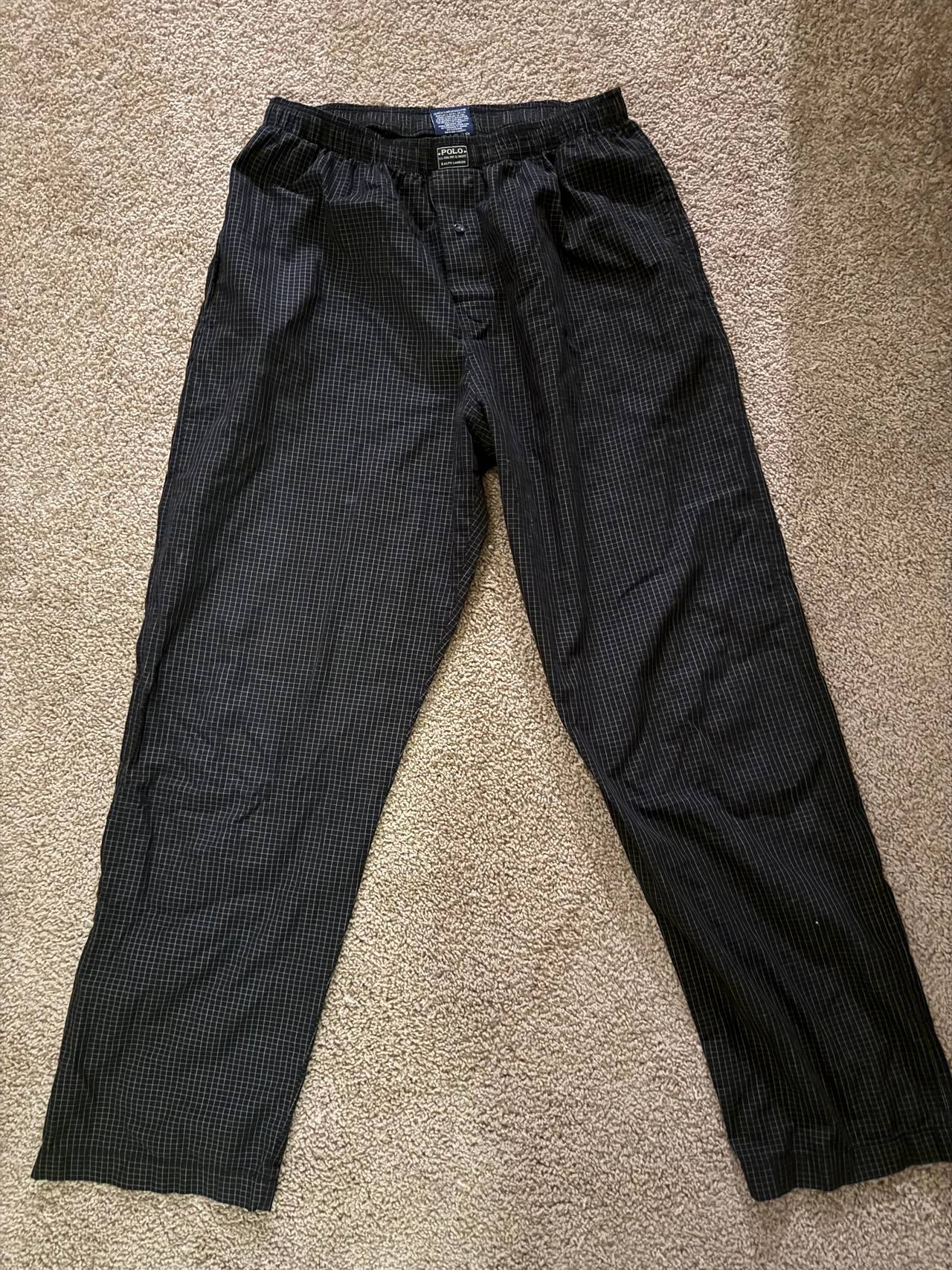 Ralph Lauren Polo Grid Check Pajama Pants