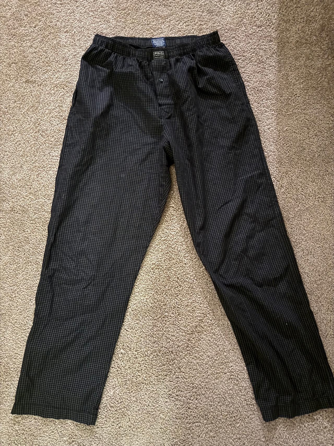 Ralph Lauren Polo Grid Check Pajama Pants