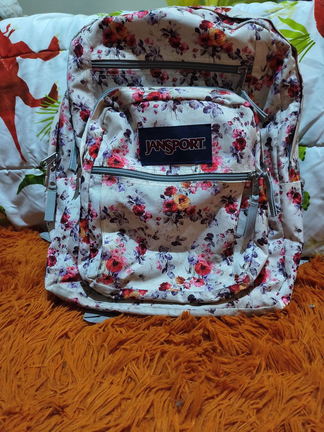 JanSport Big Student Backpack Floral