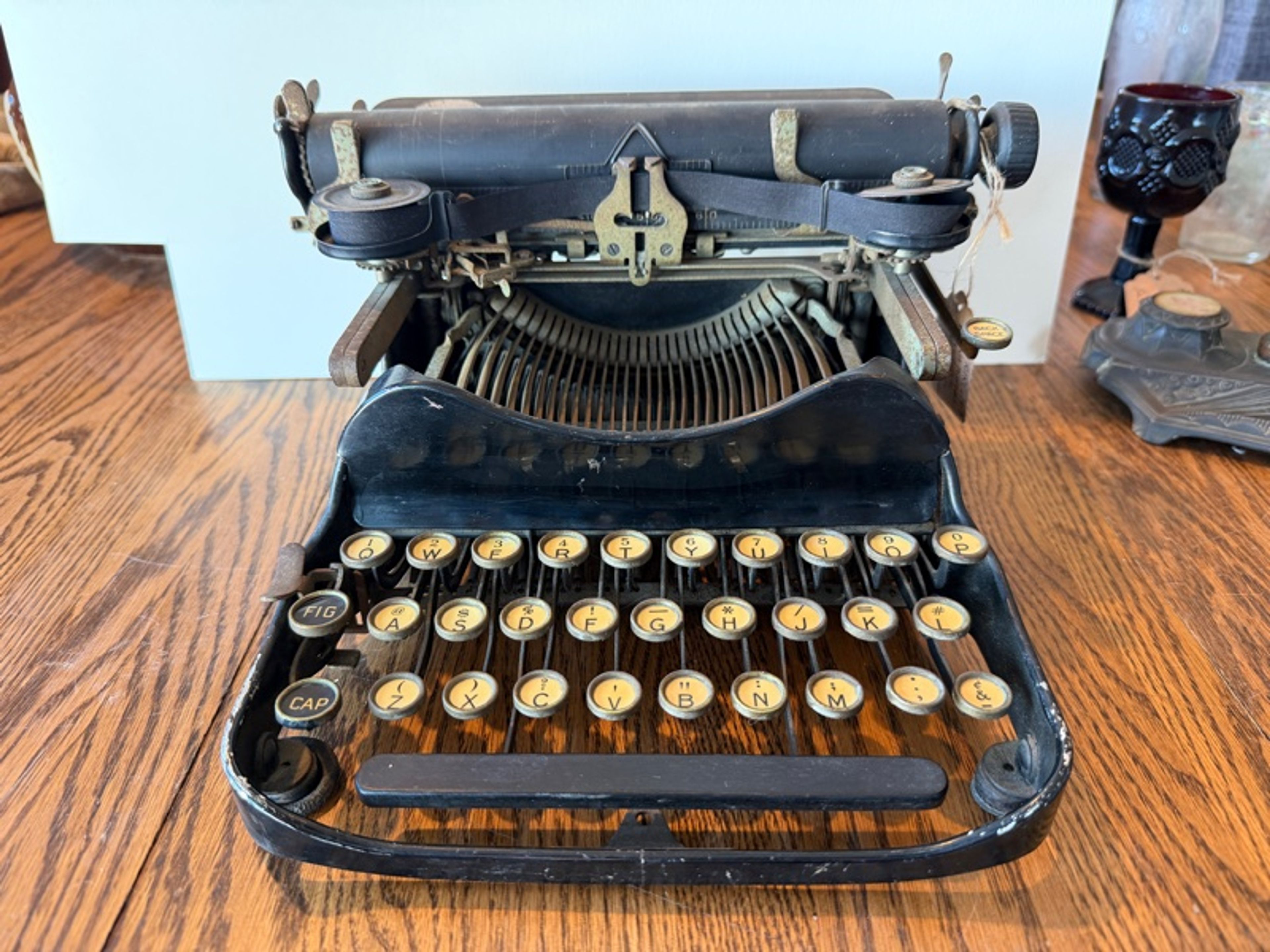 Corona No. 3 Antique Folding Portable Typewriter - c 1917 - At Junkee Reno