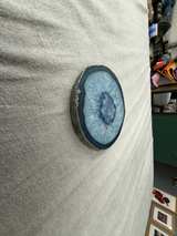 Brazil Gems Blue Brazilian Agate Slice - Image 1