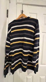 Ralph Lauren Vintage Striped Cable Knit Sweater XXL - Image 4