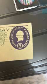Vintage 3 Cent George Washington Stamped Envelope with Pray For Peace Cancellation - Image 2