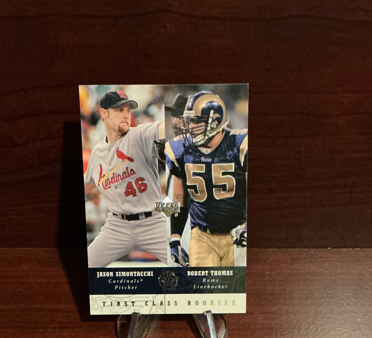 2002 Upper Deck First Class Rookies Jason Simontacchi / Robert Thomas #175