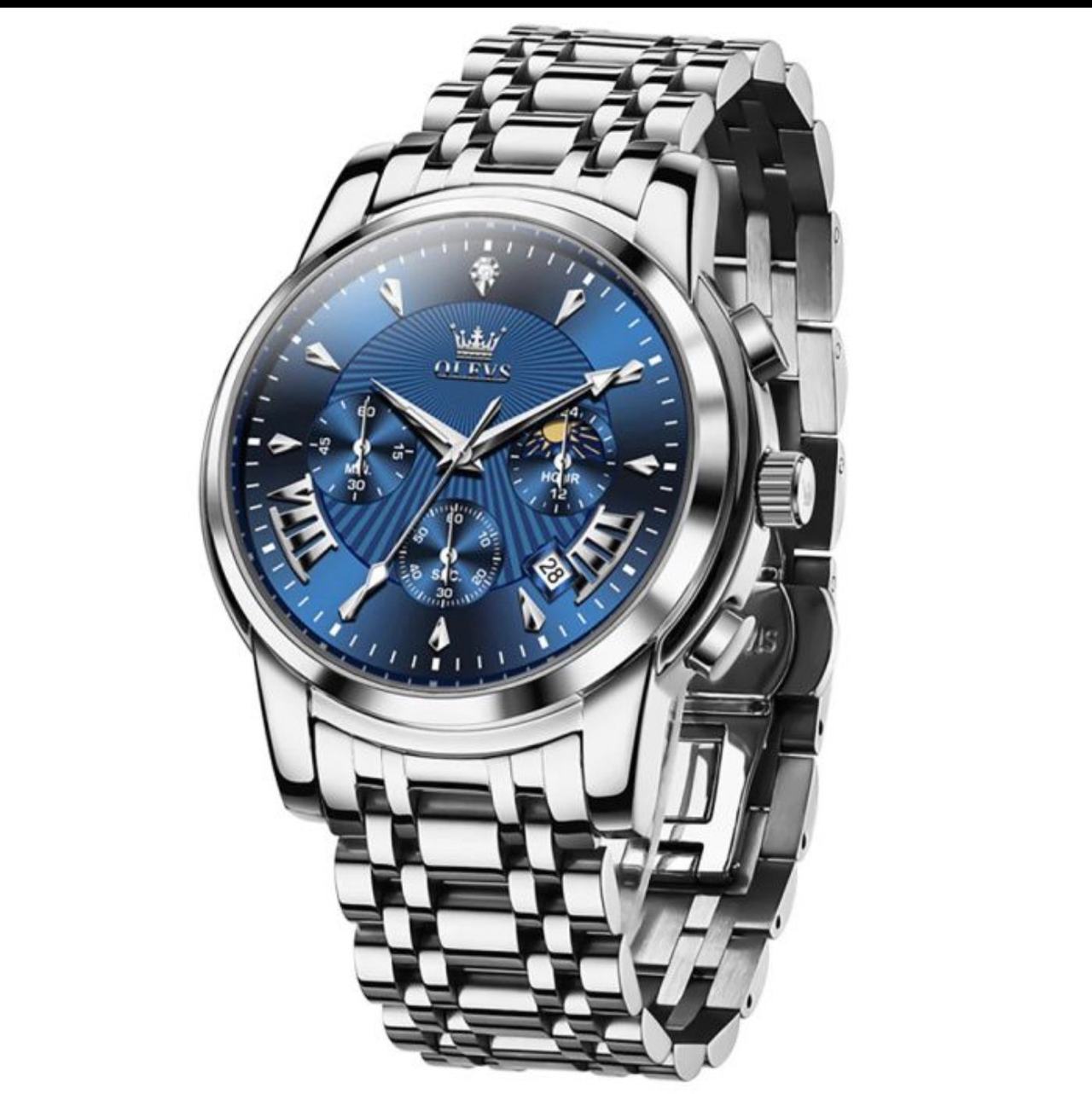 OLEVS Men's Stainless Steel Chronograph Watch Inv#3069