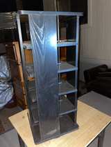Rotating Spinning Storage Tower Wood Floor Rack Carousel - Image 5
