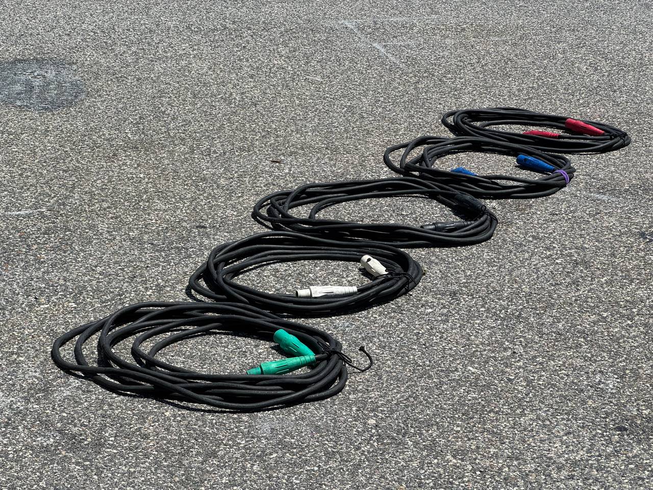 40' 2/0 Camlock Feeder Cable Set (5-Wire) CAROL SC CABLE