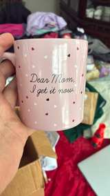 Dear Mom I Get It Now Pink Heart Mug - Image 3