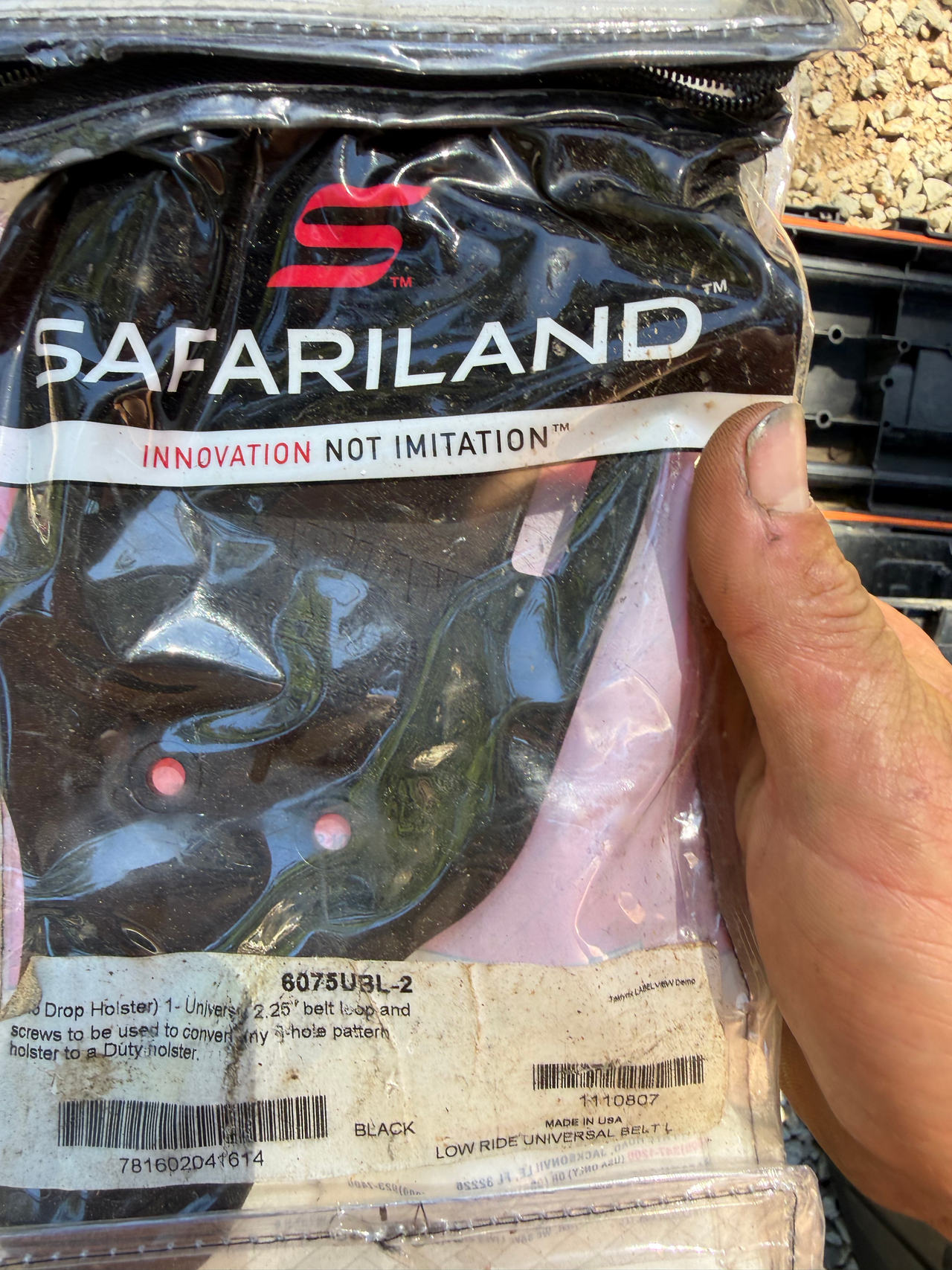 Safariland 6075UBL-2 Low-Ride Universal Belt Loop