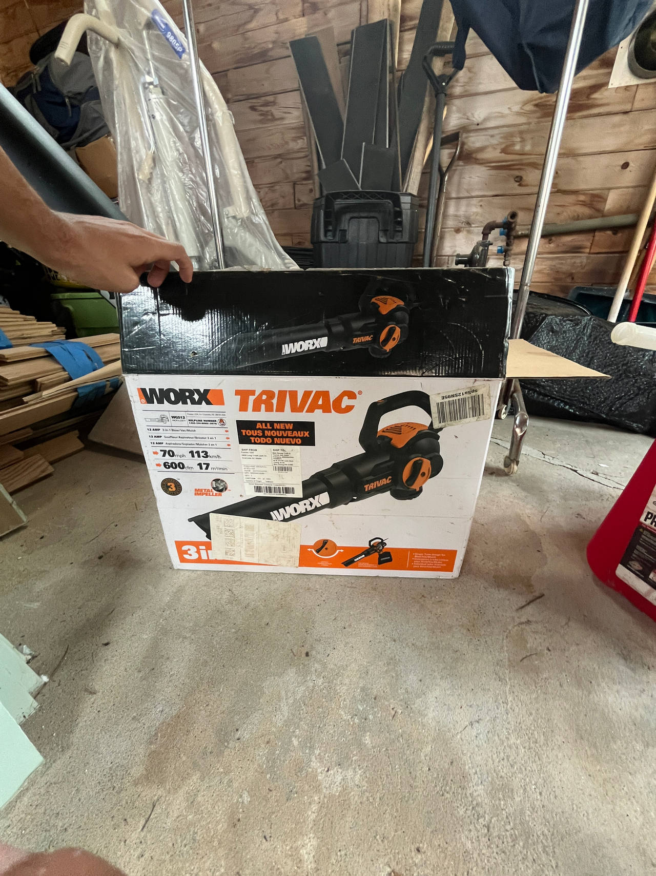 Worx Trivac 3-in-1 Blower/Mulcher/Vacuum