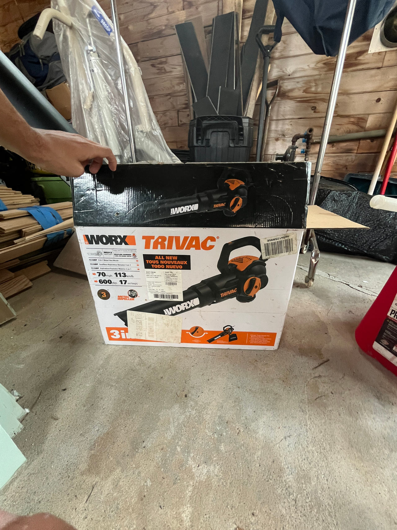 Worx Trivac 3-in-1 Blower/Mulcher/Vacuum