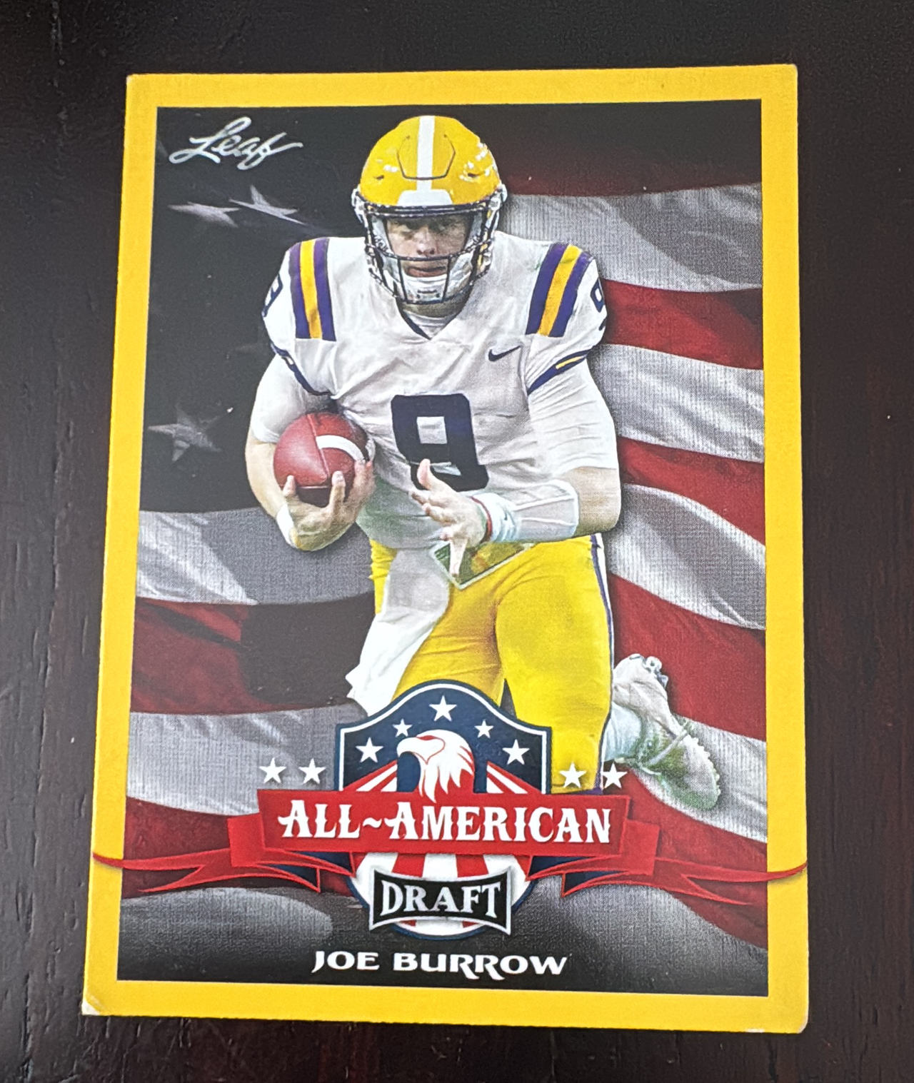 2020 Leaf Draft All-American Joe Burrow #AA-01