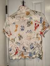 Anthropology Shirt with tag Size Medium Martini Drink Cocktail Bar Tender Button - Image 1