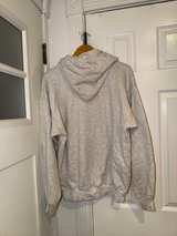 John Deere Vintage Gray Logo Hoodie Adult Large L - Image 3