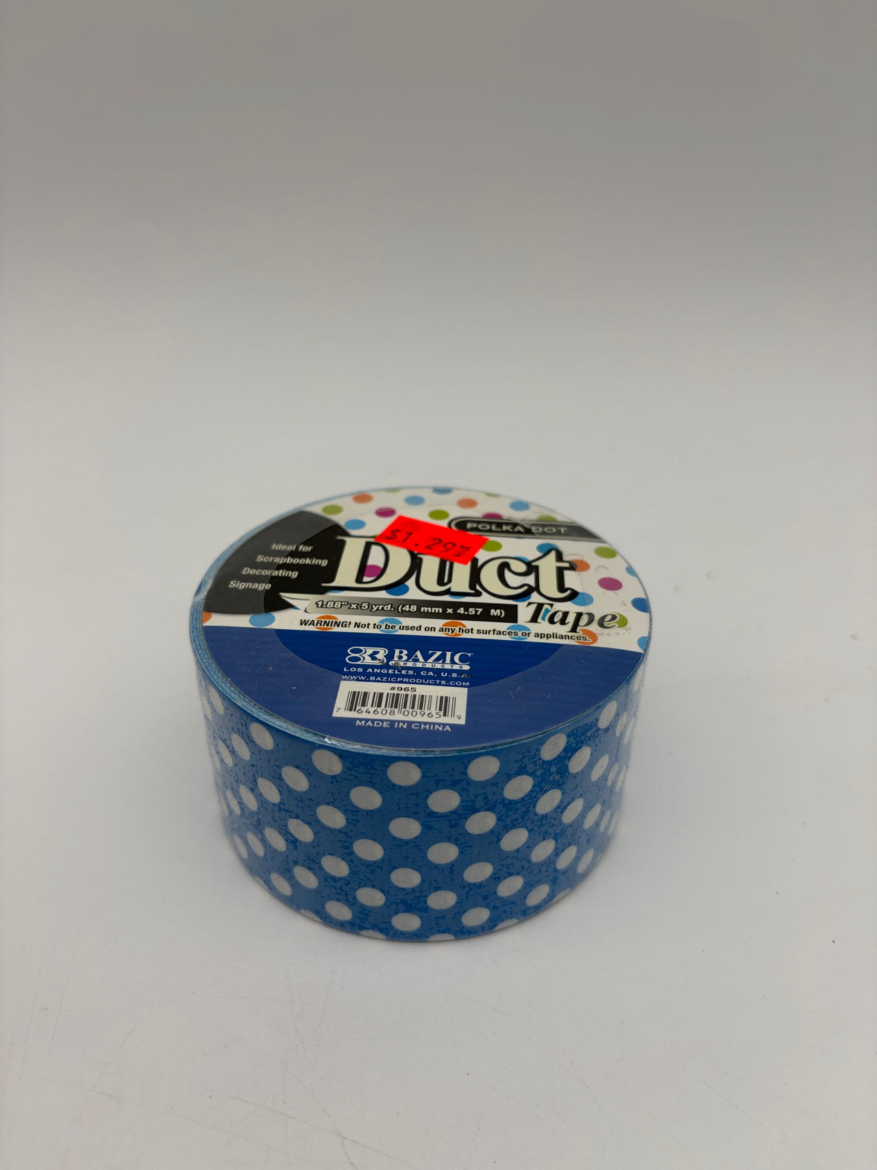 Bazic Duct Tape Polka Dot