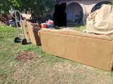 Traditional Brown Leather Sofa and Loveseat Set - Image 2