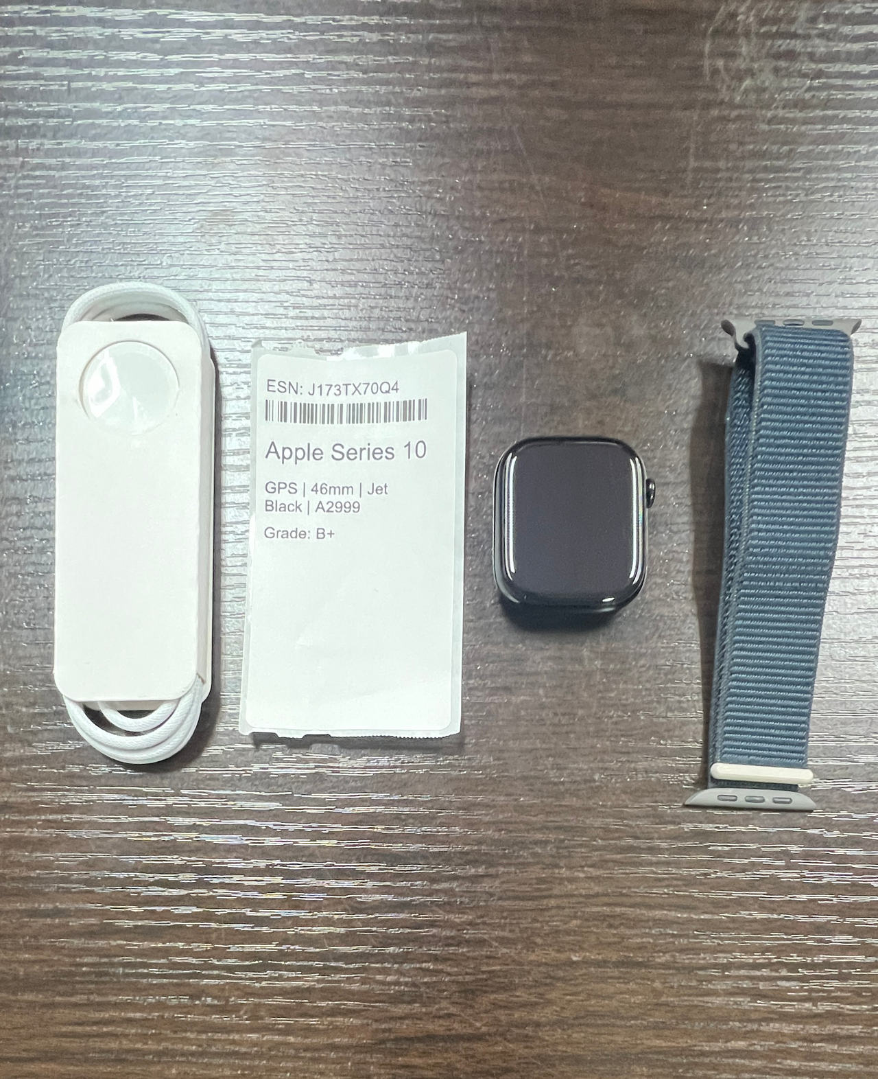 Apple Watch Series 10 (GPS, 46mm) Jet Black Aluminum Case