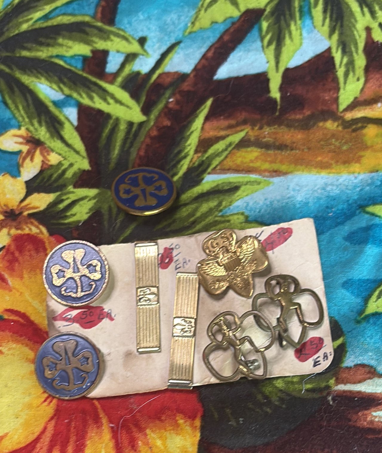 Vintage Girl Scout Pin and Tie Bar Collection