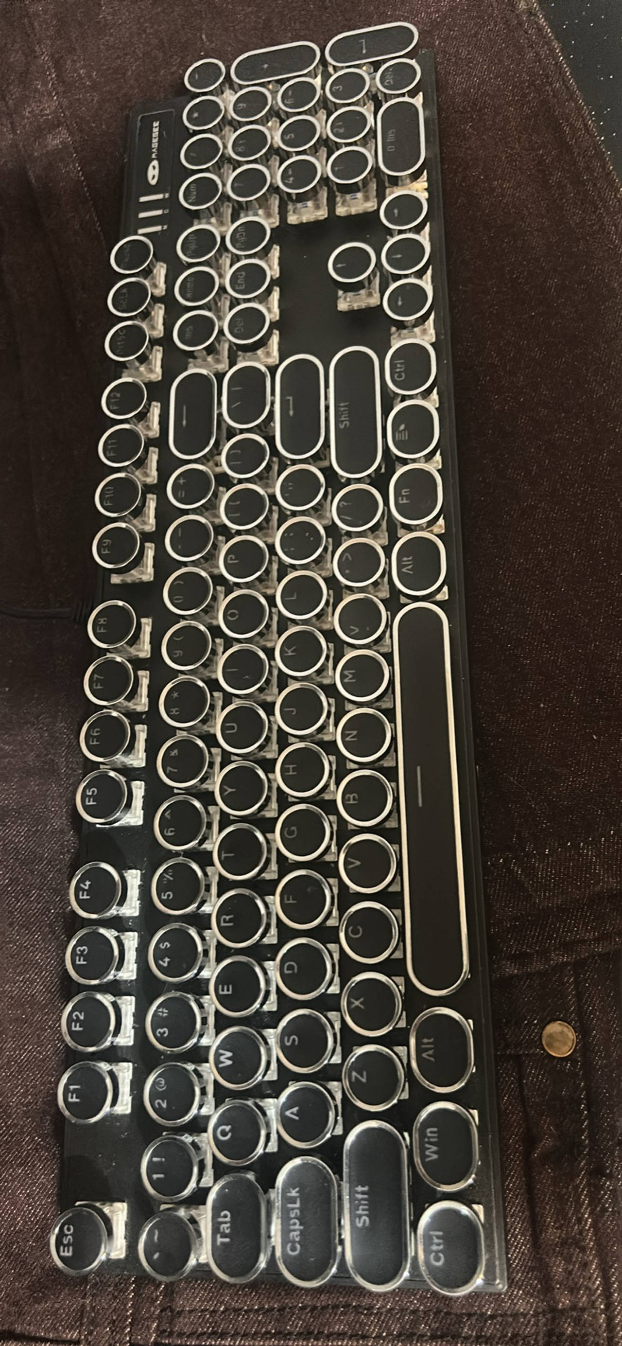 Retro Typewriter Mechanical Keyboard