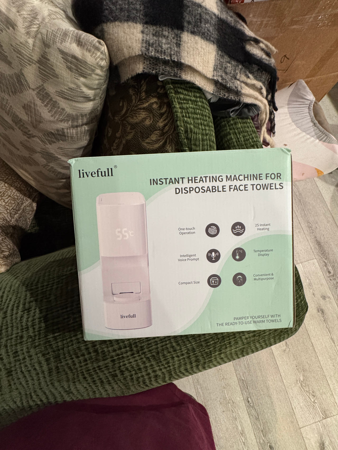 Livefull Instant Heating Machine for Disposable Face Towels