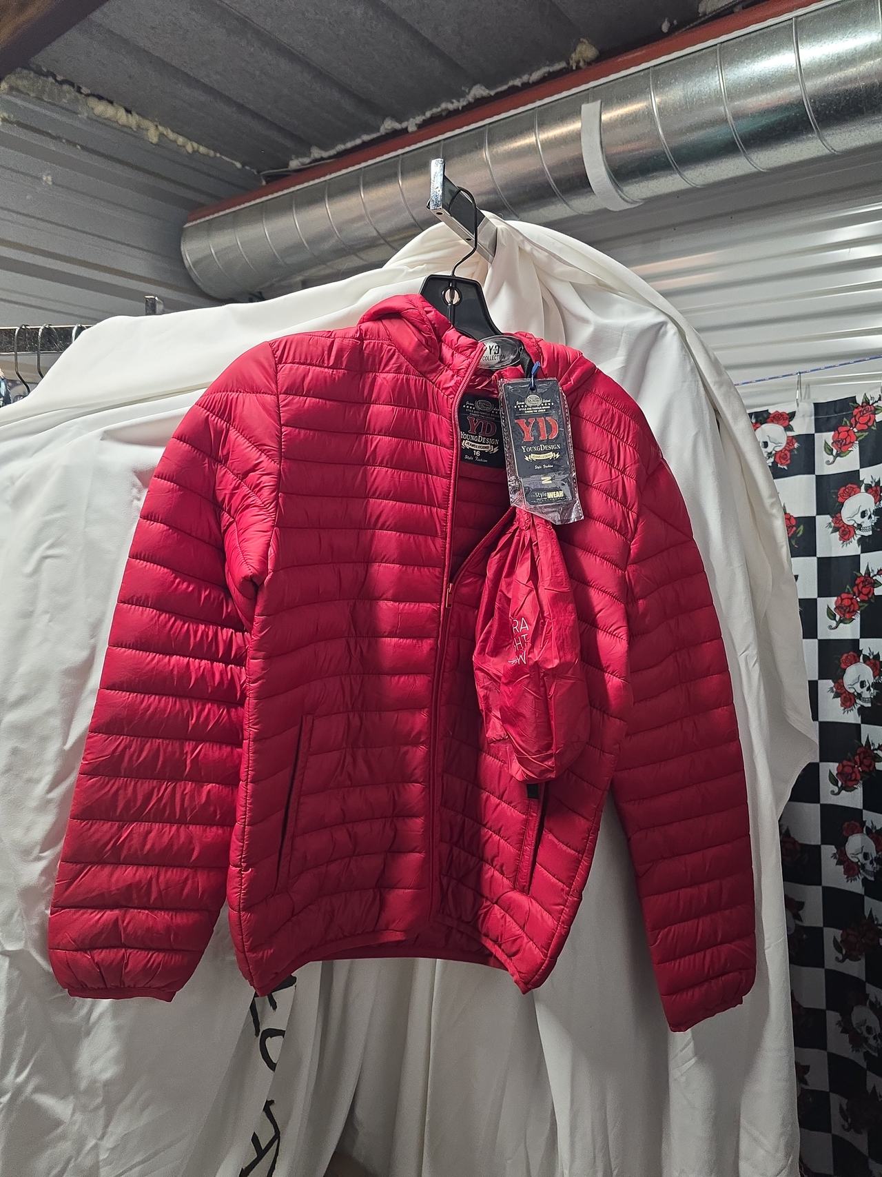 YD Young Design Packable Puffer Jacket