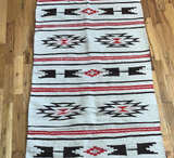 Southwestern Geometric Wool Runner Rug - Image 1