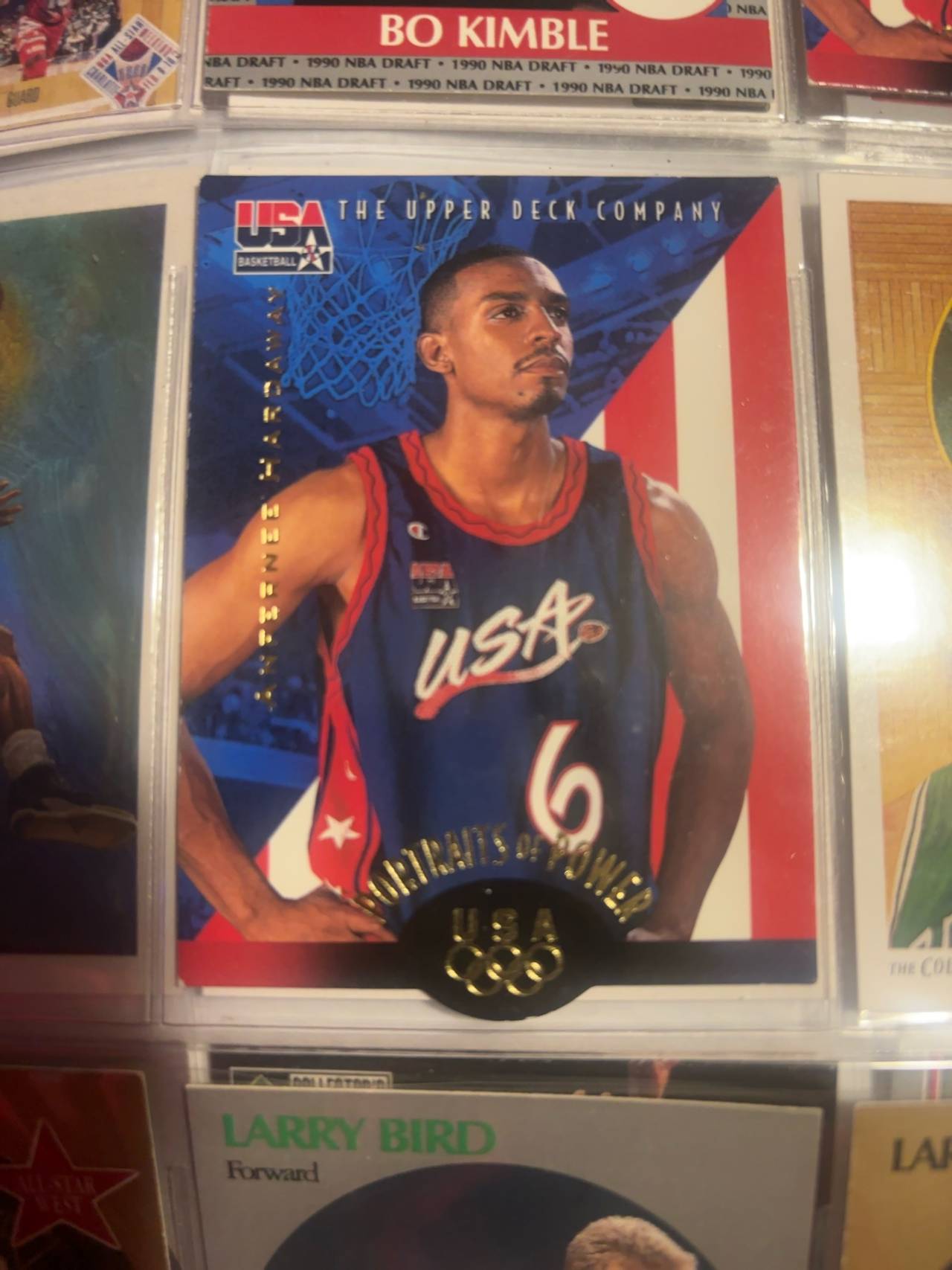 Upper Deck 1996-97 USA Portraits of Power Anfernee Hardaway Card