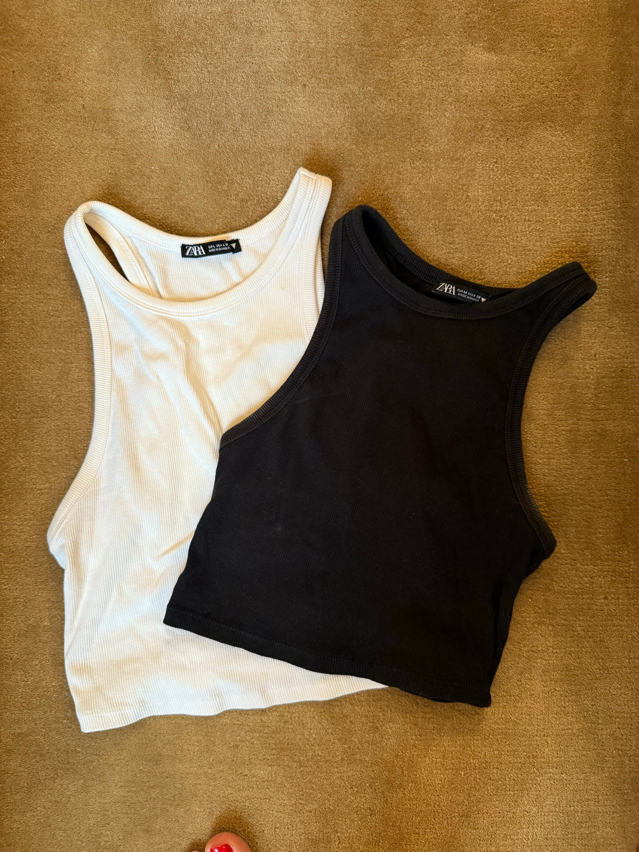 Zara Ribbed Halter Neck Tank Top Bundle