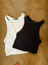 Zara Ribbed Halter Neck Tank Top Bundle - Image 1