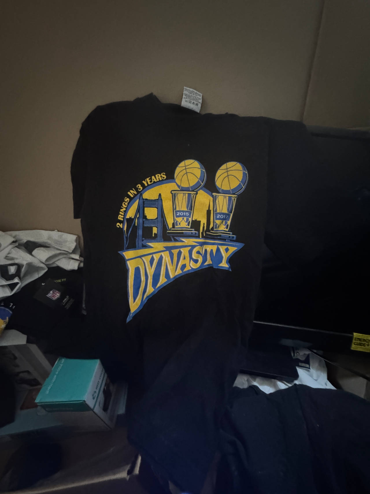 Golden State Warriors 2 Rings in 3 Years Dynasty T-Shirt