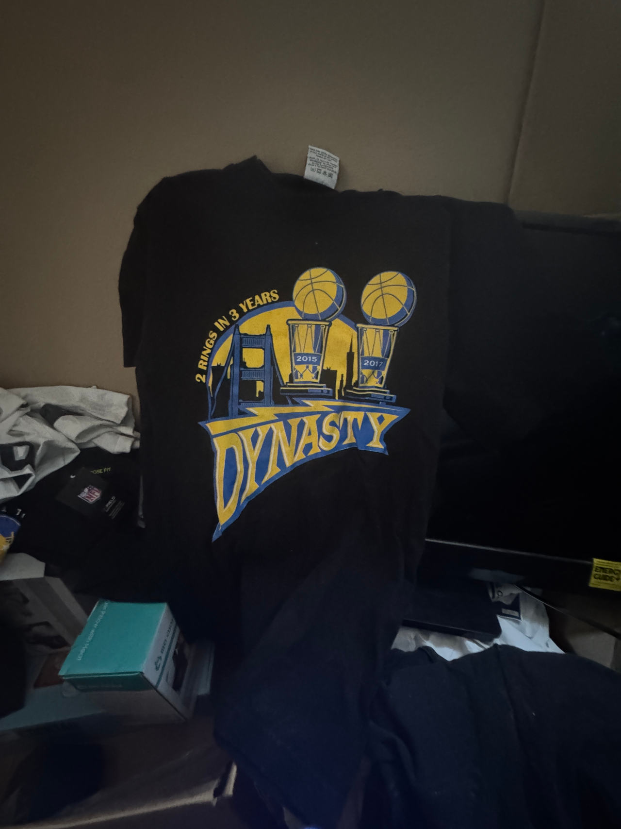 Golden State Warriors 2 Rings in 3 Years Dynasty T-Shirt