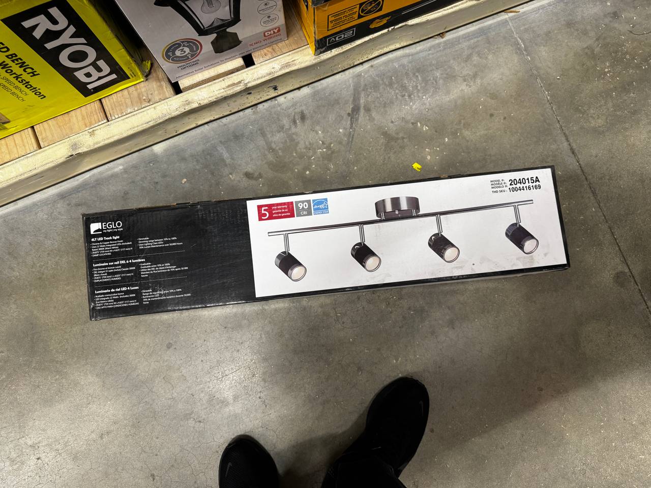 Eglo Buzz 4-Light LED Track Light