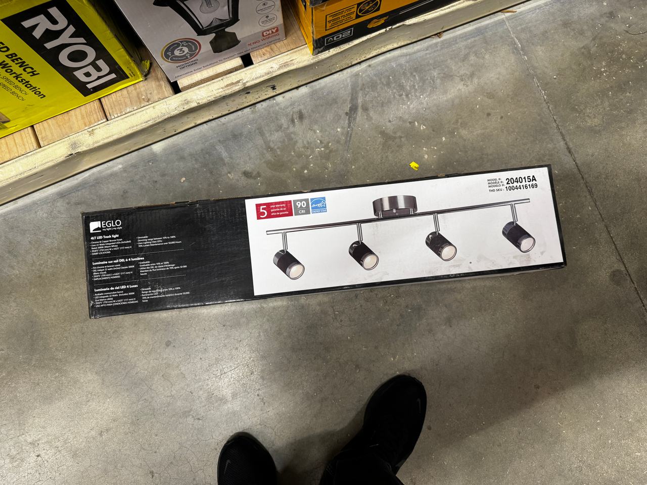 Eglo Buzz 4-Light LED Track Light